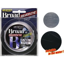 Owner 56113 Broad Silver Eye  0.24MM 150M Light Gray