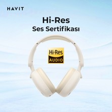 Havit H655BT Pro Hi-Res Anc Kulaküstü Bluetooth Kulaklık - 80 Saat Batarya, Aı Gürültü Önleme