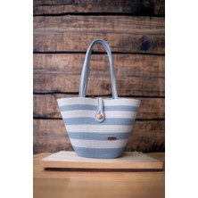 Home Decors By Özlem Hasır Çanta Omuz Çantası Plaj Çantası El Emeği Handmade Tasarım Tarz Yaz MODA-30CMX40-42CM