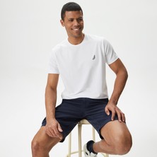 Nautica Erkek Beyaz Standart Fit T-Shirt V45277T.1BW