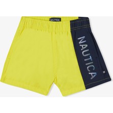 Nautıca Erkek Çocuk Sarı Renk Bloklu Şort Mayo TB35502T.7BZ