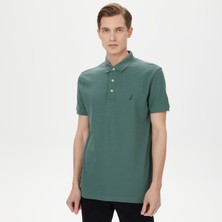 Nautica Erkek Yeşil Slim Fit Kısa Kollu Polo Yaka T-Shirt K35052T.3AF