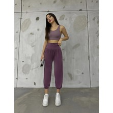 Fv Store Fvstore Yüksek Bel Cepli Paçası Lastikli Buzzy Pantolon
