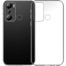 Fitcase Infinix Hot 20I Kılıf Kamera Korumalı Silikon Şeffaf Kapak