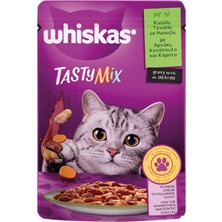 Whıskas Tasty Mix Kuzulu Tavuklu ve Havuçlu Poşet Yaş Mama 85GR x 12 Adet