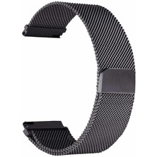 Pilanix Xiaomi Watch S1 Pro Için 22 mm Hasır Desenli Mıknatıslı Metal Kayış-Kordon Krd-01