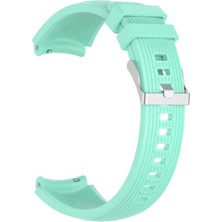 Pilanix Spovan Watch Plus Için 22 mm Çizgili Desenli Ayarlanabilir Renkli Silikon Kayış-Kordon Krd-18