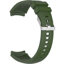 Pilanix Spovan Watch 4 Pro Için 22 mm Çizgili Desenli Ayarlanabilir Renkli Silikon Kayış-Kordon Krd-18