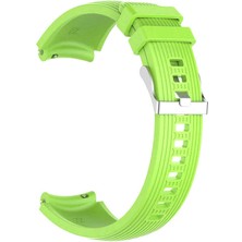 Pilanix General Mobile Gm Watch Için 22 mm Çizgili Desenli Ayarlanabilir Renkli Silikon Kayış-Kordon Krd-18