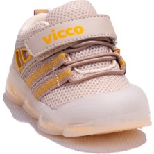 Vicco Orante 346E24Y150C Bej Işıklı Ortopedik Günlük Erkek Çocuk Spor Ayakkabı