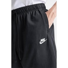Nike Sportswear Clup Fleece Jersey Standart Fit Kesim Siyah Erkek Spor Şort
