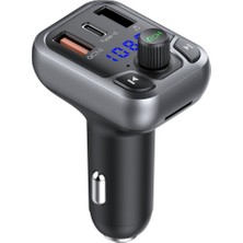 Ghk Tech Bluetooth Usb3.0 ve Type C Pd Hızlı Şarj Fm Transmitter