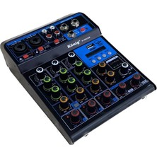 König K-400 USB 2xlr 1 Stereo Usb - Bluetooth 48v Phantom 4 Kanal Deck Mixer