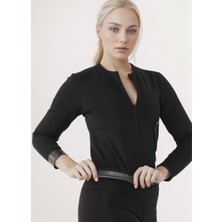 KORSEFABRİKA Trend Mood STORE Uzun Kollu Fermuarlı Sauna-Termal Üst ve Tayt Takım