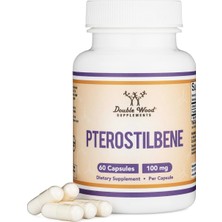 Double Wood Pterostilbene 100 mg (Third Party Tested) Manufactured In The Usa  60 Capsules  Superior To Resveratrol  Antioxidant For Longevity Support (Non-Gmo  Gluten Free)