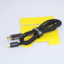Giyitec 100 Watt Typec To Typec Şarj ve Data Kablosu Dijital Göstergeli