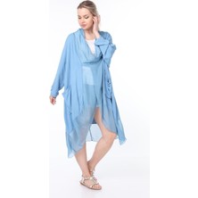 Itayan Ipek Detaylı Oversize Kaftan