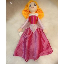 Nazik Endam Happy Toys 60 cm Prenses Figürlü Kar Beyaz Sofya Mermaid Rapunzel Aurora Belle Peluş Oyuncak