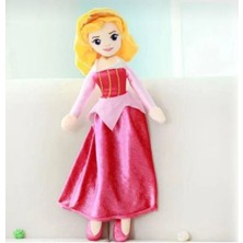 Nazik Endam Happy Toys 60 cm Prenses Figürlü Kar Beyaz Sofya Mermaid Rapunzel Aurora Belle Peluş Oyuncak