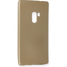 Newface Xiaomi Mi Mix Kılıf Premium Rubber Silikon - Gold 24051