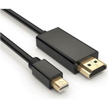 Koodmax 5m Mini Displayport To HDMI Kablo Çevirici Mini Display Port HDMI Thunderbolt Macbook Uyumlu