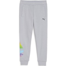 Puma Lastikli Paça Gri Erkek Eşofman Altı 62483063-PUMA x Trolls Sweatpants
