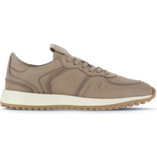 Bueno Shoes Bej Deri Erkek Spor Ayakkabı 16MA8105