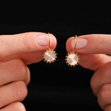 Sembol Gold Sallantılı Küpe Anne Küpesi