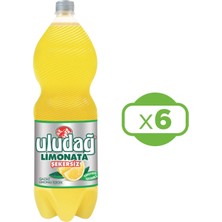 Uludağ Limonata Şekersiz 2 Lt x 6 Adet