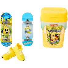 Hot Wheels Skate 2'li Parmak Kaykay ve Kutu Seti HTP10 - Banana Licious