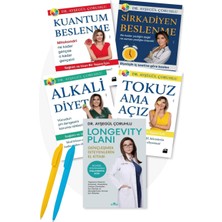 Alfa Kalem + Ayşegül Çoruhlu 5 Kitap Set Yeni Longevity Planı Sirkadiyen Beslenme Alkali Diyet Moda Dağıtım