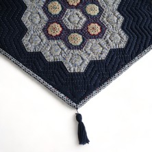 Hedea Dantel Motifli Patchwork Masa Örtüsü