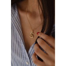 Çınar Gold Çg KLY428 S Harfli Kolye