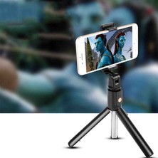 Upeka Selfie Çubuğu Tripod Bluetooth Destekli Monopod Stick Uzaktan Kumandalı