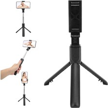 Upeka Selfie Çubuğu Tripod Bluetooth Destekli Monopod Stick Uzaktan Kumandalı