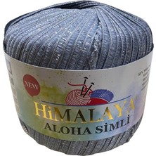 Himalaya Aloha Simli El Örgü Ipi 50 gr