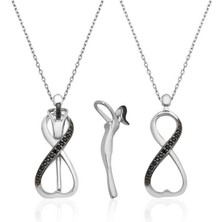Serra Jewels Gümüş Sonsuzluk Aşk Bayan Kolye