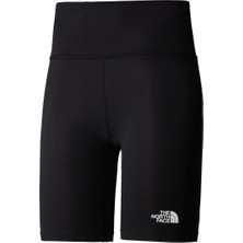 The North Face W Flex 8in Tight Bayan Pantolon Esnek Yapı ve Yumuşak Kumaş ile Siyah Renk