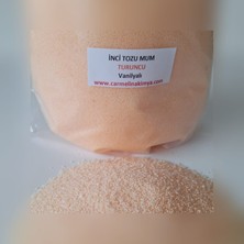 Carmelina Inci Tozu Mum Turuncu Renk ,vanilya Esanslı ,200GR