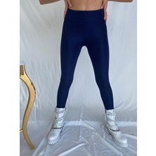 Key Moda Kadın Toparlayıcı Disco Tayt Lacivert