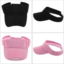 Shopiolog Unisex Uv Koruyucu Sporcu Plaj Vizör Şapka 2 Li Set
