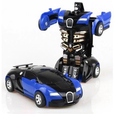 Uğur Böceği Ticaret Robota Dönüşen Araba  Transformers It Bırak - Bugatti Modeli