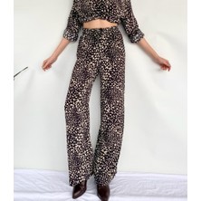 Key Moda Kadın Desenli Pantolon