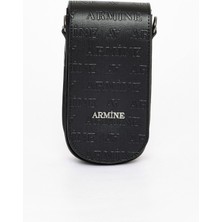 Armine 318 Kadın Çanta Siyah Lazer Baskı
