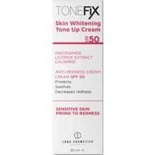 Lona Cosmetics Tonefix Leke Karşıtı, Cilt Aydınlatıcı Ton Eşitleyici Pembe Yüz Güneş Kremi 50 ml