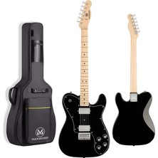 Maxword TLX-60BK-ST Telecaster Maple Klavye HH Profesyonel Elektro Gitar