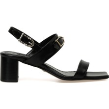 Nine West Hermosa2 4fx Siyah Kadın Topuklu Sandalet