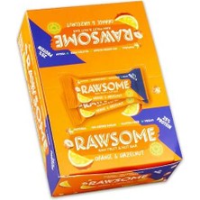 Rawsome Portakal ve Fındıklı Protein Bar 40 Gr. 16 Adet (1 Kutu)