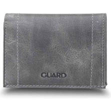 Guard Minimal Antik Gri Deri Erkek Cüzdanı - GRD2403XW22416