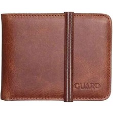 Guard Lastikli Spor Deri Antik Taba Cüzdan - GRD2403XW22534